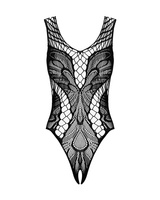 Czarne body z dzianiny