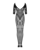 Czarne bodystocking
