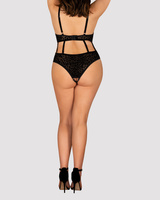 Czarne, erotyczne body