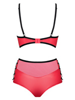 Czerwony, seksowny komplet