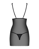 Czarna koszulka i stringi