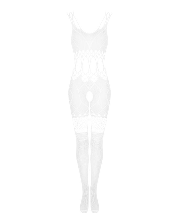 Białe bodystocking