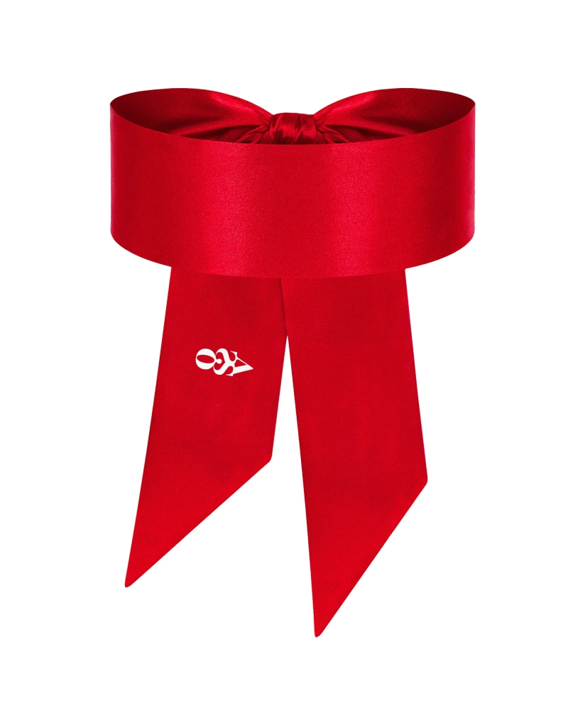 Czerwona opaska na oczy