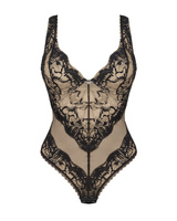 Czarne, prześwitujące body