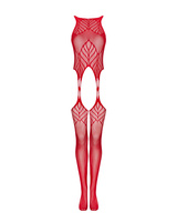 Czerwone bodystocking