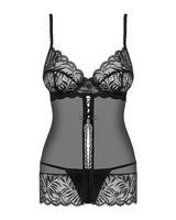 Prześwitująca babydoll i stringi