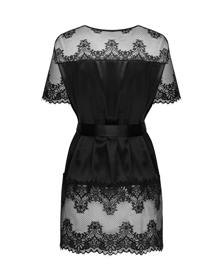 Sensual, black peignoir