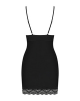 Czarna koszulka i stringi