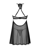 Prześwitująca babydoll i stringi