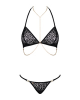 Seksowny komplet z łańcuchem