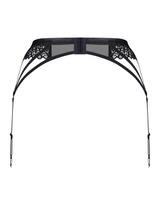 Czarny pas do pończoch