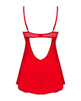 Czerwona koszulka i stringi