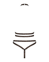 Odważny komplet w cętki