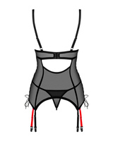 Gorset z odpisnanymi paskami do pończoch