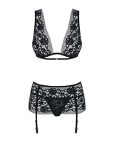 Komplet z pasem do pończoch