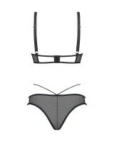 Komplet bielizny zdobiony haftem