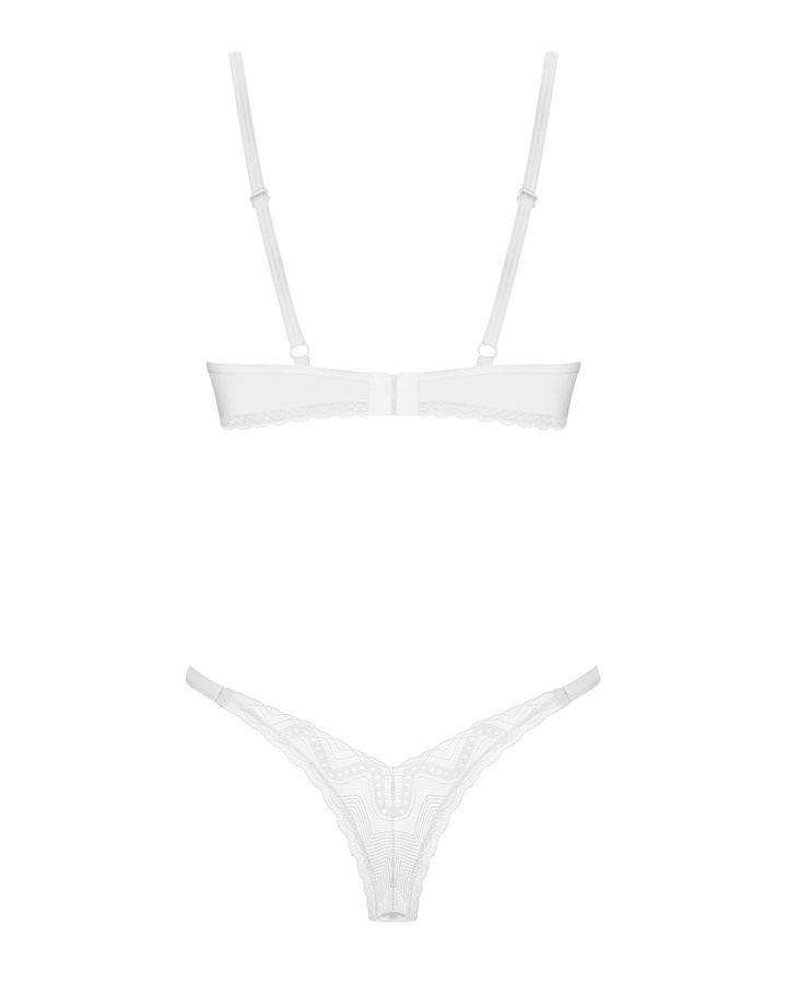  Set bianco in pizzo