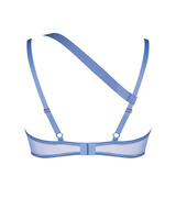 Niebieski biustonosz