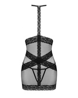 Czarna koszulka z chokerem