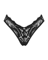 Czarne figi z wycięciami