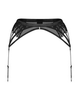 Czarny pas do pończoch