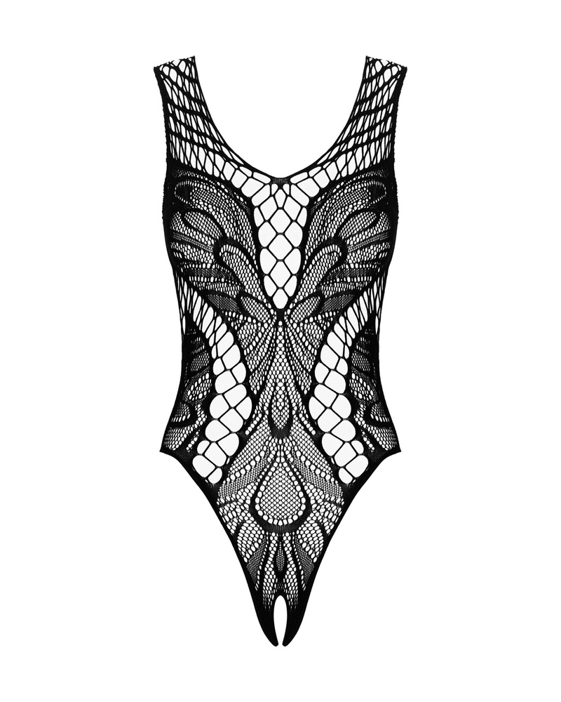 Czarne body z dzianiny