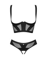 Otwarty biustonosz i figi