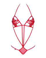 Czerwone body z gipiurowym zdobieniem