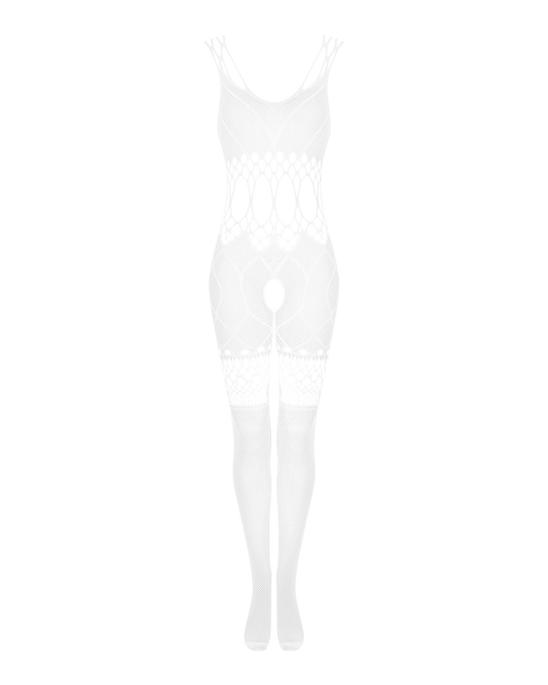 Białe bodystocking
