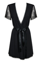 Elegancki szlafrok i stringi