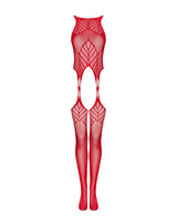 Czerwone bodystocking