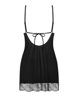 Czarna koszulka i stringi