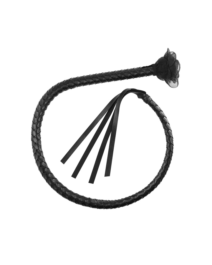 Pejcz z kwiatowym detalem