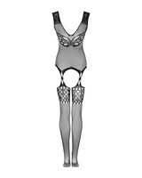 Czarne bodystocking