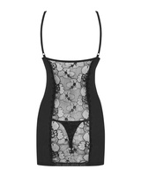 Czarna koszulka i stringi