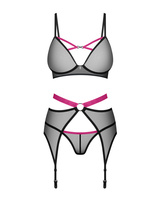 Komplet z pasem do pończoch