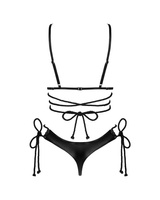 Seksowny, czarny komplet