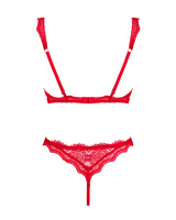 Odważny czerwony komplet