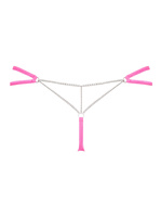 Seksowne, różowe stringi