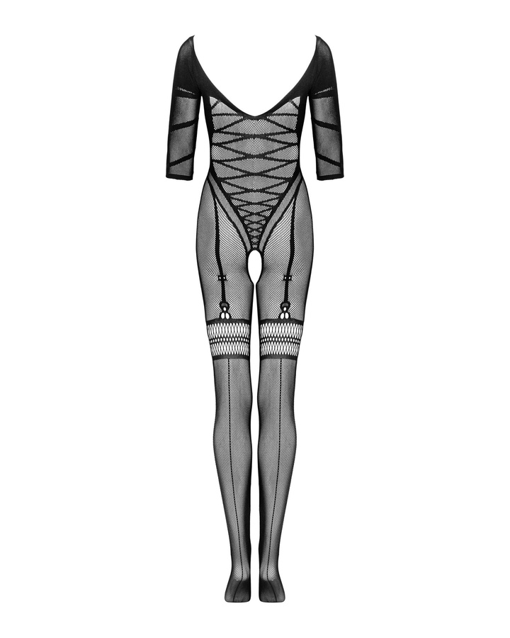 Czarne bodystocking