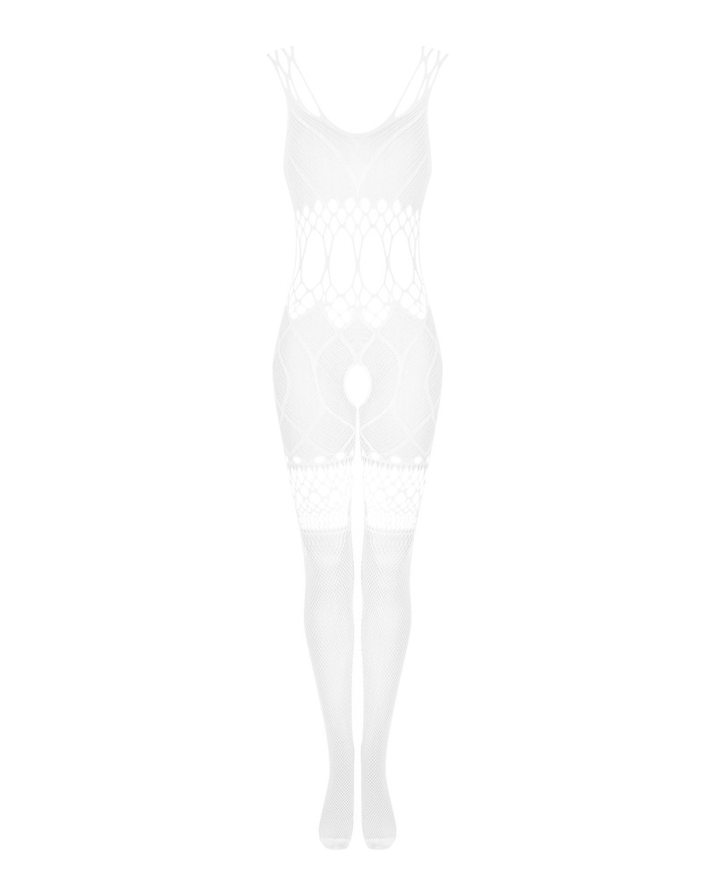 Białe bodystocking