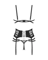 Komplet zdobiony pasami