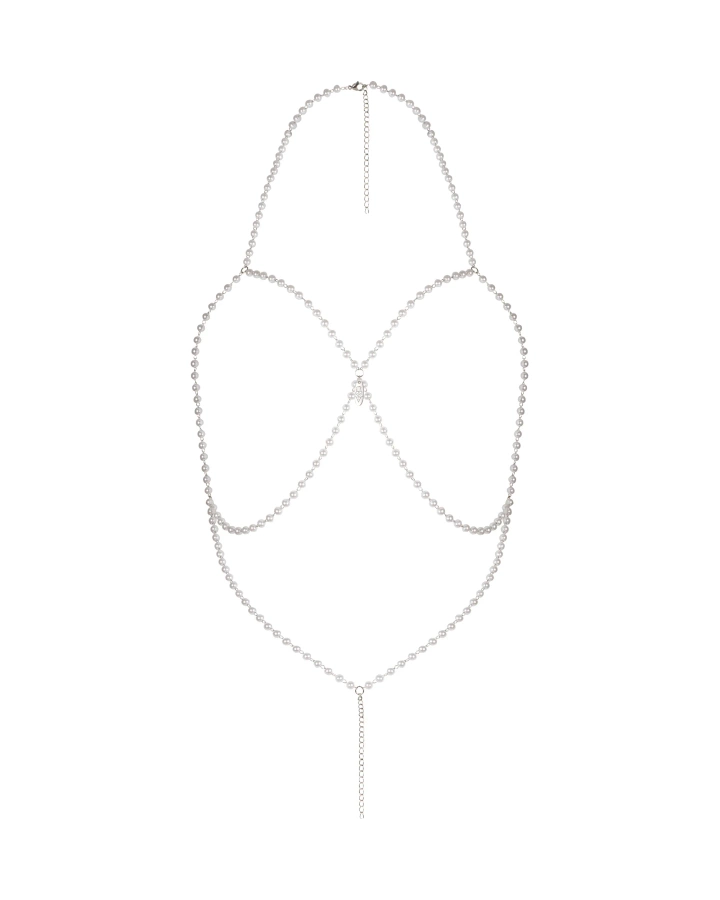 Biżuteryjny, otwarty biustonosz