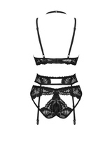 Czarny komplet z pasem