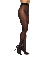 Otwarte pończochy i połyskującym napisem 