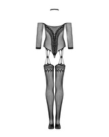Czarne bodystocking