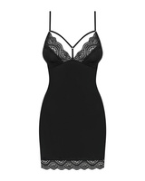 Czarna koszulka i stringi