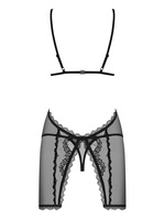 Mocno wycięta, seksowna koszulka nocna