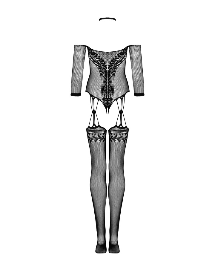Czarne bodystocking
