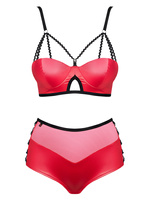 Czerwony, seksowny komplet